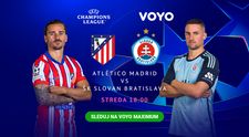 Slovan uzavrie rok na európskej scéne proti Atléticu Madrid aj na Voyo maximum