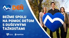 Deň s Nadáciou Markíza je opäť tu! Pobežíme na pomoc deťom s duševnými ťažkosťami
