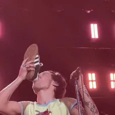 Harry Styles sa počas koncertu napil z tenisky