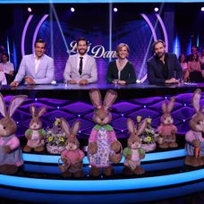 Adam Bardy, Jakub Jablonský, Tatiana Drexler a Ján Ďurovčík v šou Let's Dance