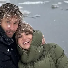 Pavel Nedvěd a Dara Rolins