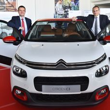 Na snímke nový model automobilu Citroën C3