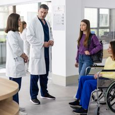 Sarah Arató, Ján Koleník, Izabela Gavorníková a Alena Ďuránová na nakrúcaní Druhej šance.