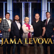 Igor Rattaj, Milan Dubec, Tatiana Ondrejková, Juraj Fehervari a Igor Kolla v šou Jama levova