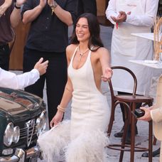 Zábery z veľkolepej svadby Dua Lipy a Calluma Turnera v Palerme