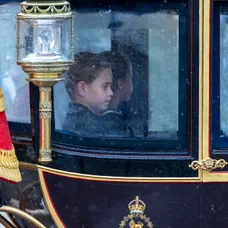 Princ George na oslavách narodenín kráľa Karola III.