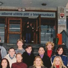 Martina počas štúdia na strednej škole