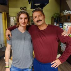 Andy Kraus so synom Borisom