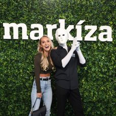 Lucia Mokráňová na media párty TV Markíza
