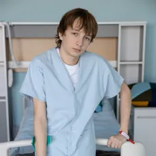 Adam Trcka so seriálovým starým otcom Františkom Kovárom