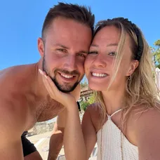 Tereza a Milan na dovolenke v Grécku
