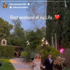 Bonnie Somerville prežila najkrajší víkend svojho života