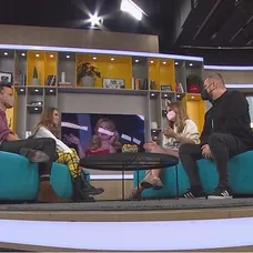 Herečka Zuzka Kubovčíková Šebová a spevák Mário „Kuly“ Kollár boli hosťami v Teleráne.