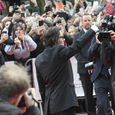 Johnny Depp na záverečnom ceremoniáli 55. ročníka MFF KV