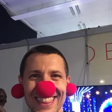 Juraj Loj s červeným nosom. 