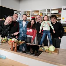 Hex na nakrúcaní videoklipu k pesničke Oteckovia