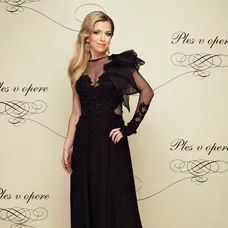 Zlatica Švajdová Puškárová na Plese v opere v roku 2015