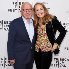 Rupert Murdoch a Jerry Hall.