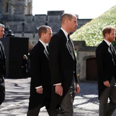 Pohreb princa Philipa, vnuci Harry a William