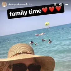 Zlatica Švajdová Puškárová na dovolenke