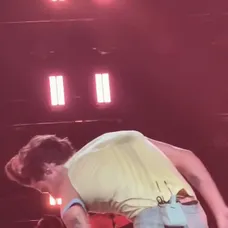 Harry Styles sa počas koncertu napil z tenisky