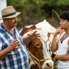 Hospodár Martin Bagar a Minh Nguyen Anh v šou Farma