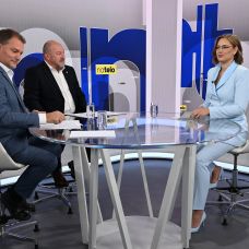 Igor Matovič, Rudolf Huliak a Karolína Lacová v relácii Na telo