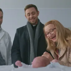 Štefan (Marek Fašiang), Max (Vincent Navrátil) a Mária (Anna Šišková)