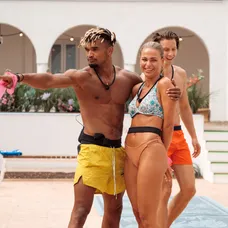 Nathan a Tereza po kokosovej výzve.