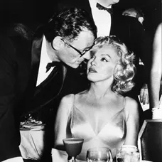 Marilyn Monroe s manželom Arthurom Millerom