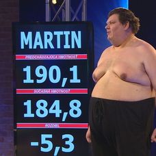 Martinovi sa za dva týždne podarilo schudnúť takmer 12 kg