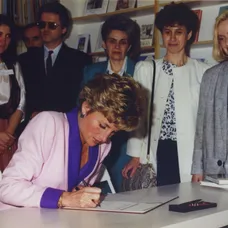 Princezná Diana v Bratislave v roku 1991