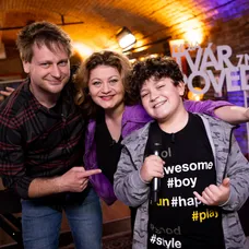 Peter Brajerčík, Janka Daňová a jej syn Števko Bugala