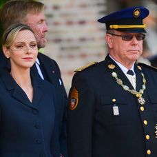 Monacké knieža Albert a monacká kňažná Charlene.