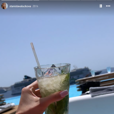 Stanka si užíva Mykonos