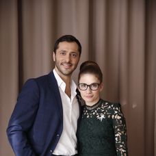 Ema s Alexom na svadbe Jara a Lindy