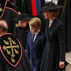Princezná z Walesu na pohrebe