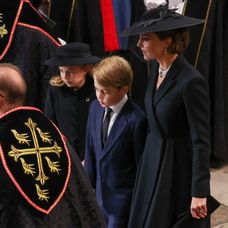 Princezná z Walesu na pohrebe