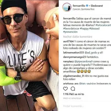 Fernando Carrilo so ženskými prsami
