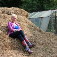 Kveta Horváthová v roku 2011 na prvej Farme