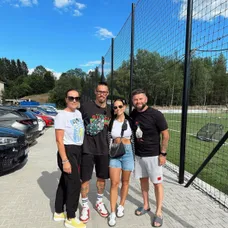 Michaela Gargano s rodinou na Slovensku
