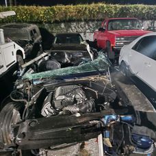 Auto Kevina Harta po nehode