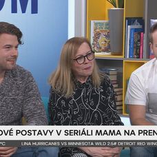 Marta Sládečková, Peter Brajerčík a Richard Autner v Teleráne