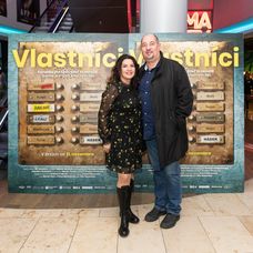 Richard Stanke na premiére filmu Vlastníci