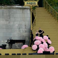 Lady Gaga na otváracom ceremoniáli na letných olympských hrách v Paríži