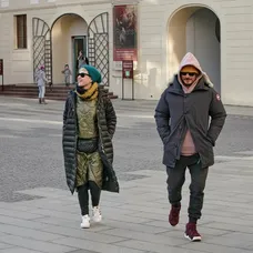 Katy Perry a Orlando Bloom na Pražskom hrade. 