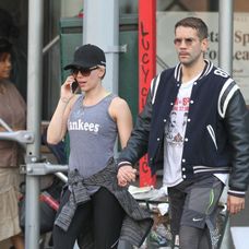 Scarlett Johansson s druhým manželom Romainom, s ktorým má dcéru