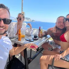 Tereza a Milan na dovolenke v Grécku