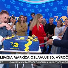 Televízia Markíza oslavuje 30. narodeniny