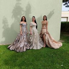 Anna Fiačanová v elegantných šatách